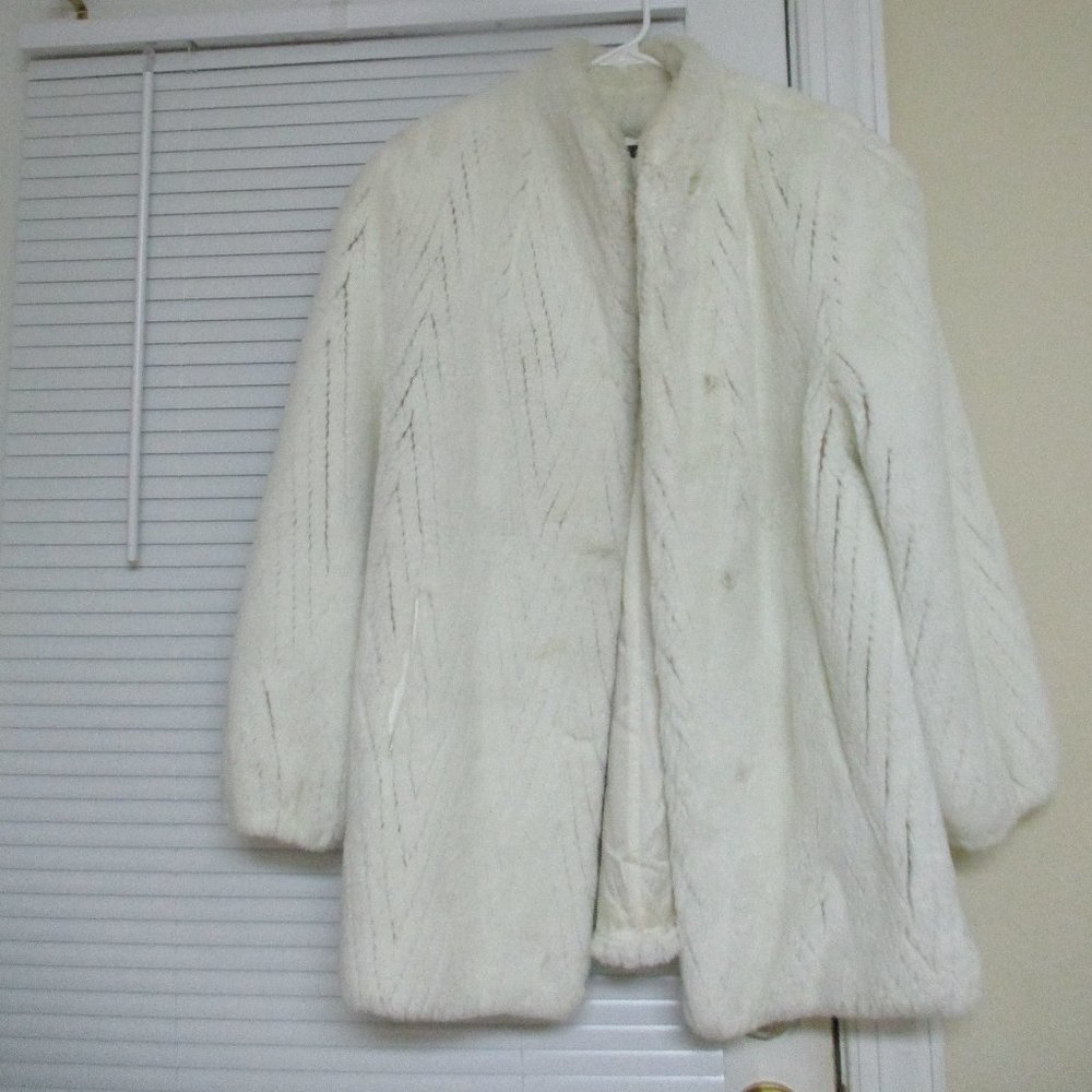 ❤️STYLE VI LTD Shearling Style Fur Coat Size Large 40 Bust